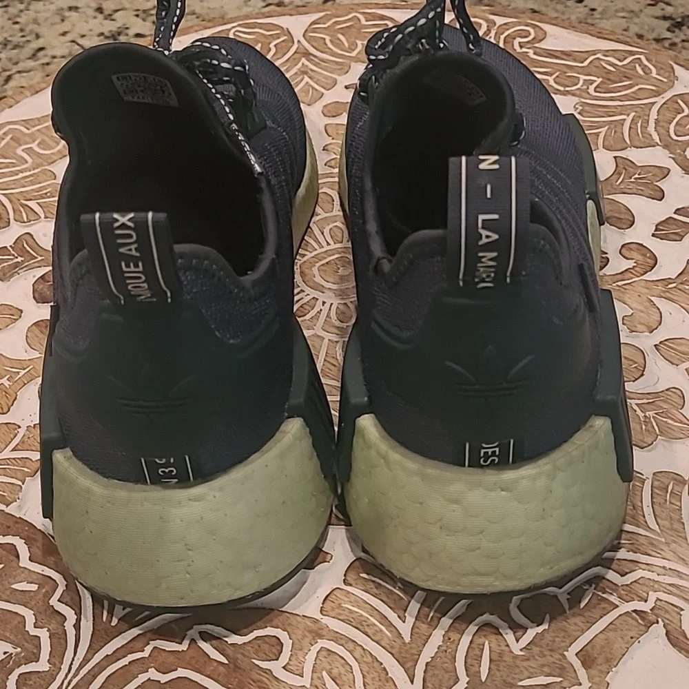 Adidas NMD_1 STLT Primeknit Running Shoe. Linen Green Men's Size 9.5. - Picture 7 of 10